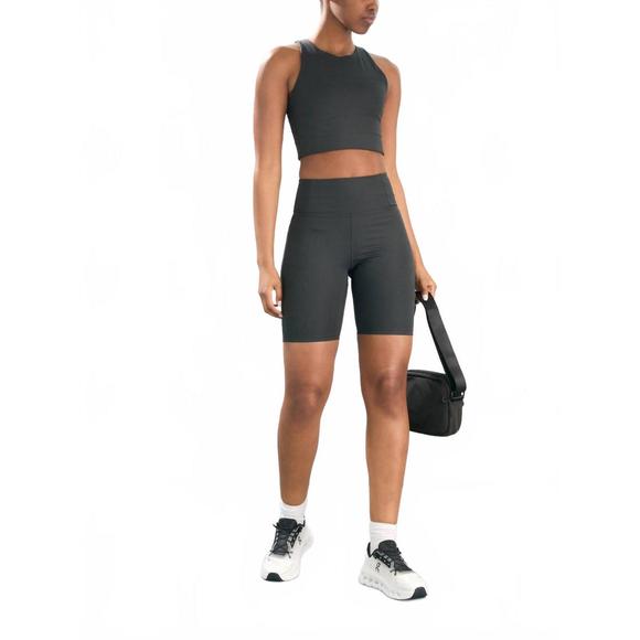 NEW GIRLFRIEND COLLECTIVE rib high-rise bike short in black - Picture 1 of 4